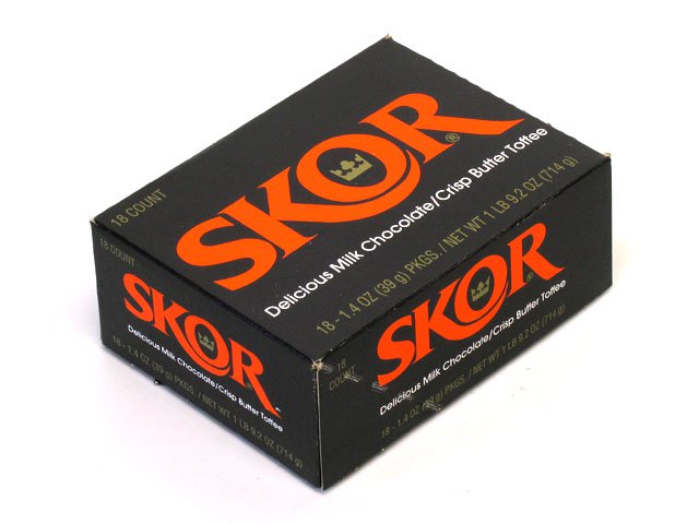 Skor - 1.4 oz bar - box of 18