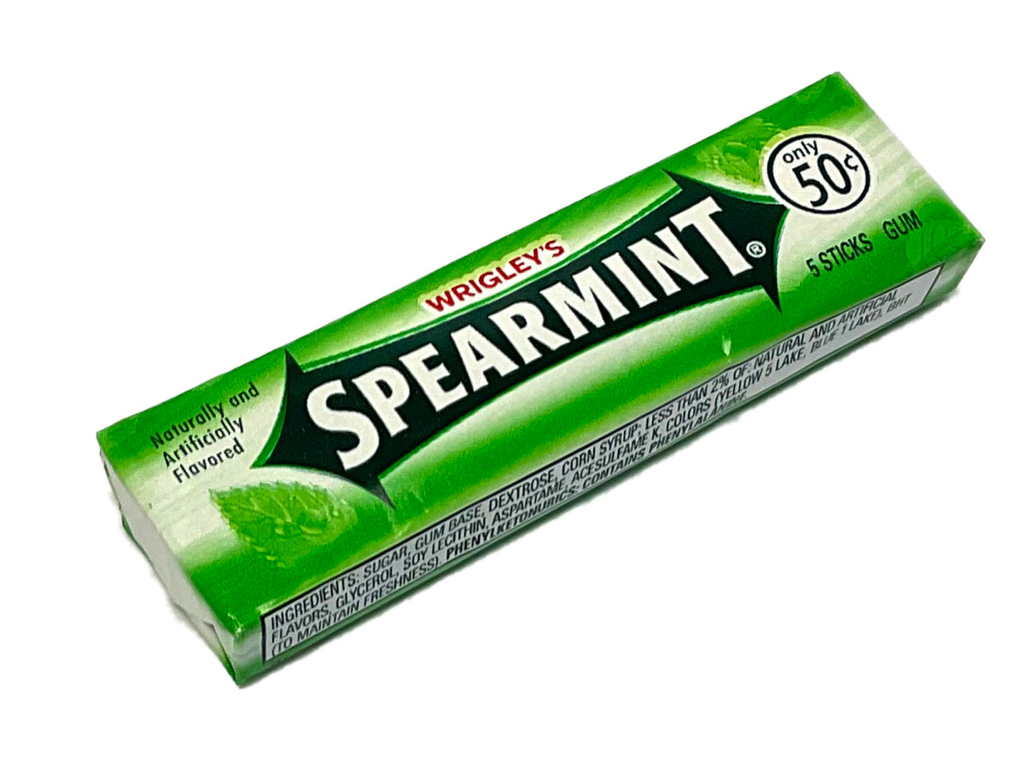 Spearmint Gum - 5-stick pack