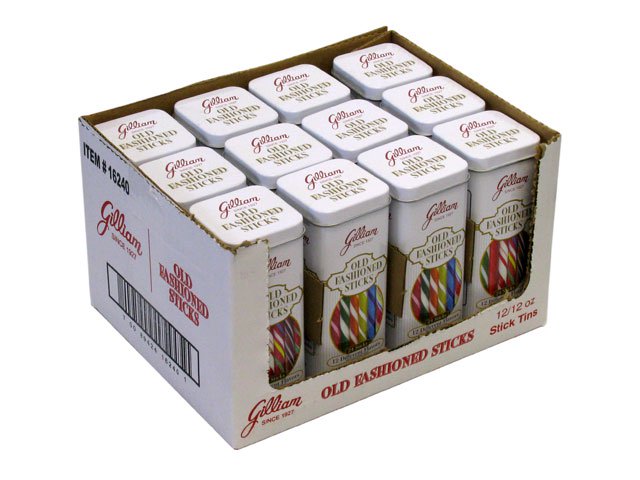 Stick Candy 12 oz Old Fashioned Tin - case of 12
