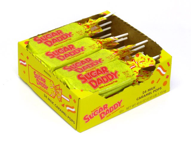 Sugar Daddy - large - box of 24 open