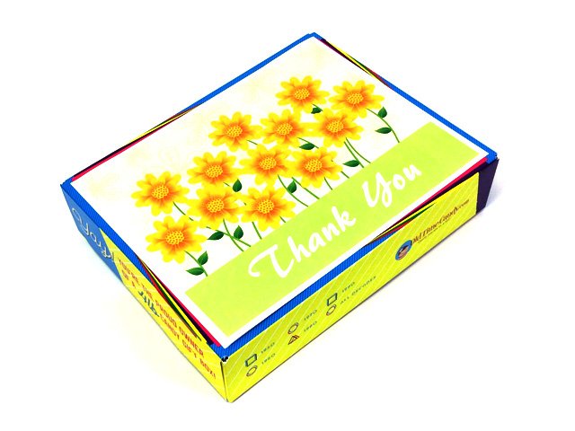 Thank You Decade Gift Box - Sunflowers