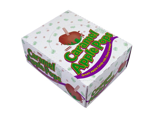 Tootsie Caramel Apple Pops - box of 48
