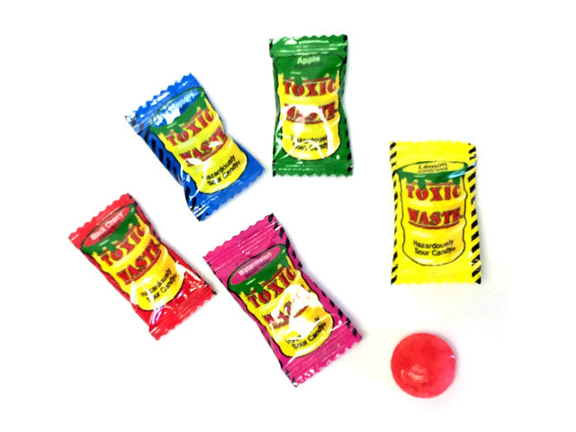 TOXIC WASTE | 3-Pack Toxic Waste Original Yellow Drums of Assorted Sour  Candy - 5 Flavors: Apple, Watermelon, Lemon, Blue Raspberry, and Black  Cherry