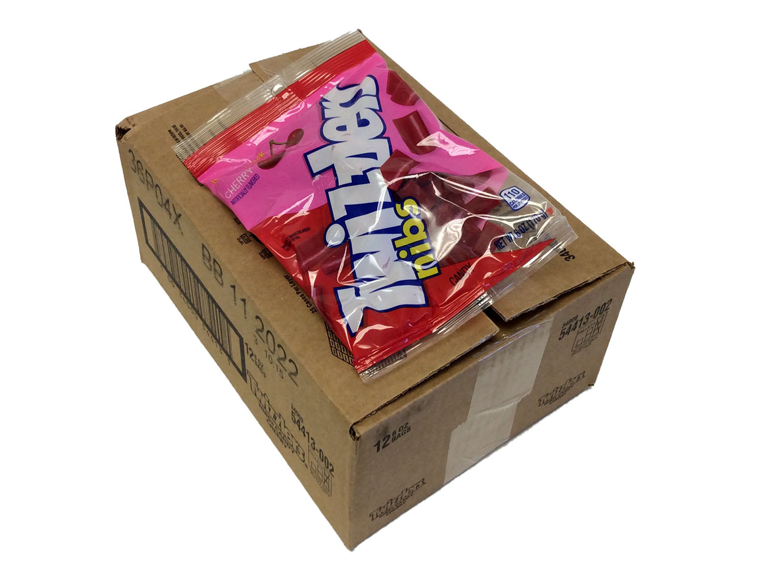 Twizzlers Cherry Nibs - 6 oz bag - box of 12