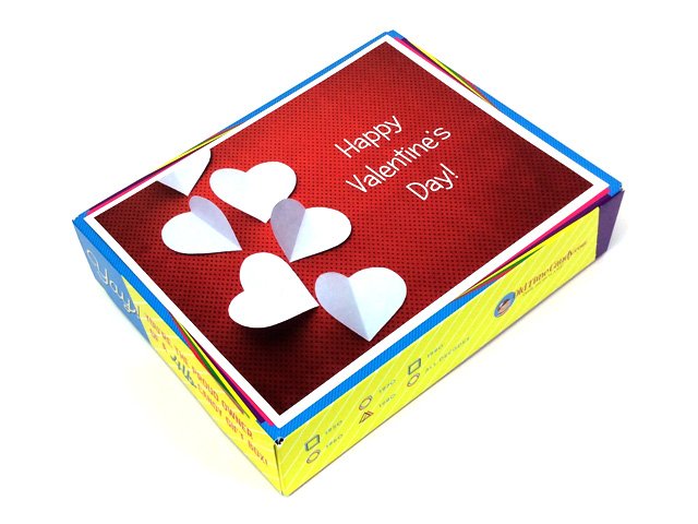 Valentine's Day Decade Gift Box - Folded Hearts