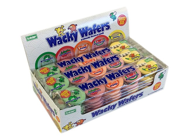 Wacky Wafers - 1.2 oz pack - box of 24 open