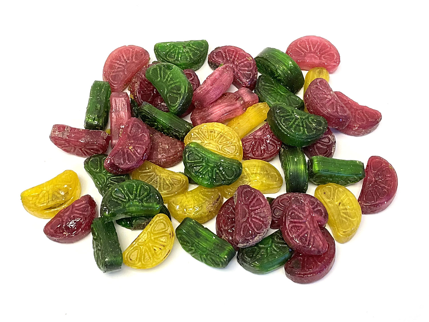 Chocolate-Filled Citrus Candy - open
