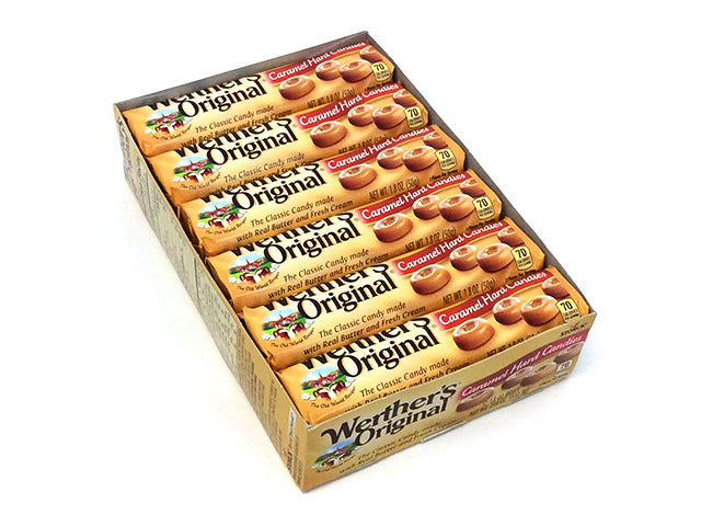 Werther's Original Hard Candies - 1.8 oz roll - box of 12