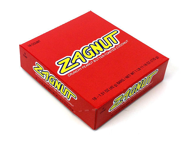 Zagnut - 1.51 oz bar - box of 18